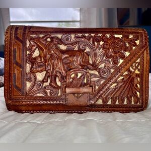 VINTAGE Spanish Revival Clutch Bag